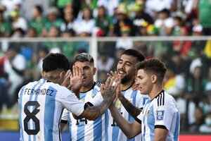 VIDEO | Todos los goles de Argentina vs Bolivia (Fuente: AFP)