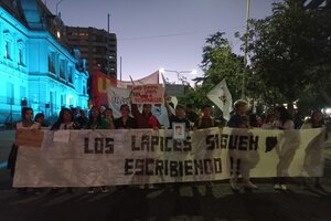 Marcha de estudiantes a 47 años de la Noche de los Lápices