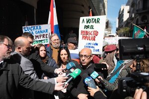 Trabajadores de Uruguay buscan retrotraer la reforma previsional de Lacalle Pou con un plebiscito (Fuente: PIT-CNT Uruguay)