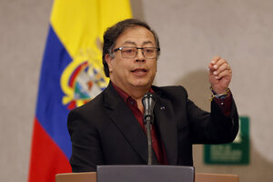Gustavo Petro expresó su rechazo a "taponar el tapón del Darién" (Fuente: EFE)