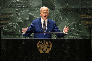 Joe Biden instó a detener la "agresión descarnada" de Rusia en Ucrania (Fuente: AFP)