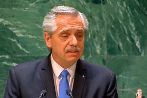 El discurso de Alberto Fernández en la ONU: crítica al FMI y reclamo por Malvinas  (Fuente: Captura de pantalla)