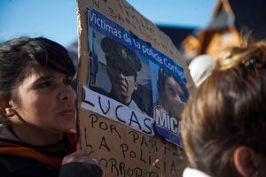 Exhuman el cuerpo del policía Lucas Muñoz, asesinado en Bariloche   (Fuente: Télam)