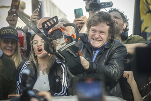Javier Milei descargó su furia contra los radicales y Eduardo Eurnekian (Fuente: Leandro Teysseire)