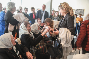 La muestra permanente de Madres Línea Fundadora y el Ministerio de Educación  (Fuente: Jorge Larrosa)