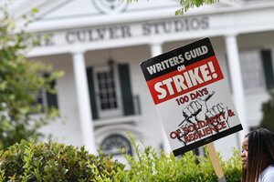 Los guionistas comenzaron una huelga el pasado 2 de mayo exigiendo mejores condiciones de trabajo (Fuente: AFP)