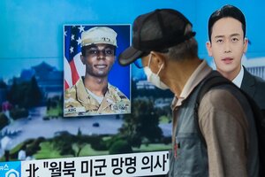 Corea del Norte liberó al soldado estadounidense Travis King  (Fuente: AFP)