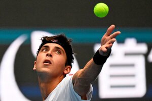 Etcheverry sumó un buen triunfo en el ATP 500 de Beijing (Fuente: AFP)