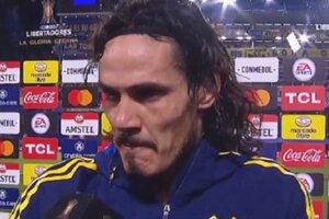 El enojo de Cavani con un periodista que le preguntó por las chances de gol perdidas