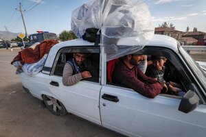 El 83% de la población de Nagorno Karabaj huyó a Armenia (Fuente: EFE)