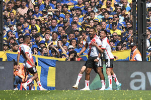 River le ganó a Boca con autoridad y se quedó con el Súperclasico  (Fuente: Télam)