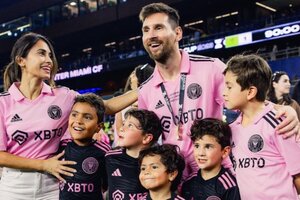 Los mini Messi: las fotos oficiales de Thiago y Mateo en el Inter Miami