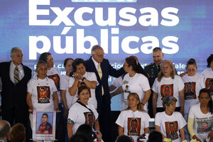 Histórico pedido de perdón del gobierno colombiano por los falsos positivos (Fuente: AFP)