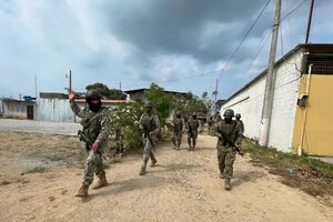 Ecuador aprueba la llegada de militares estadounidenses para combatir el crimen organizado (Fuente: AFP)