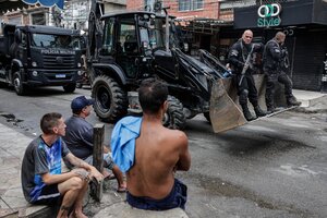 Megaoperativo policial en las principales favelas de Río de Janeiro (Fuente: EFE)