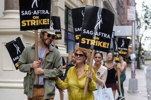 Fracasaron las negociaciones y Hollywood sigue en huelga (Fuente: AFP)
