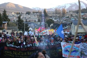 La marcha que bajó del cerro como deshielo (Fuente: Jose Nicolini)
