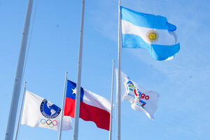 Se realizó la ceremonia de izamiento de las banderas en la Villa Panamericana  (Fuente: Prensa COA)