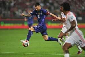 Lionel Messi se convirtió en el mayor goleador de las Eliminatorias Sudamericanas (Fuente: AFP)