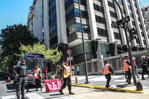 Las embajadas de Israel y Estados Unidos en Buenos Aires recibieron amenazas de bomba por correo electrónico (Fuente: Jorge Larrosa)