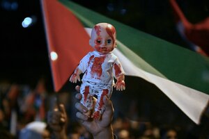 Protestas en todo el mundo por el ataque al hospital en Franja de Gaza (Fuente: AFP)