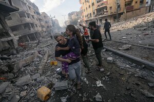 La ayuda humanitaria comenzó a entrar a la Franja de Gaza (Fuente: EFE)