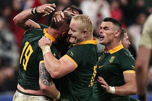 Mundial de Rugby: Sudáfrica finalista e Inglaterra por el tercer puesto con Los Pumas 