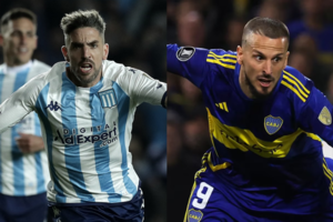 Racing vs Boca hoy: a qué hora juegan, dónde ver y formaciones (Fuente: AFP)