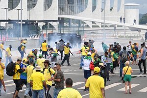 La policía allanó la casa de un sobrino de Bolsonaro por su rol en los actos golpistas (Fuente: AFP)