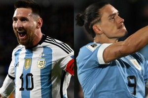 Cuándo juega la selección argentina vs Uruguay en La Bombonera (Fuente: AFP)