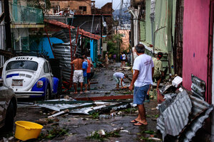 El devastador paso del huracán Otis en México (Fuente: EFE)