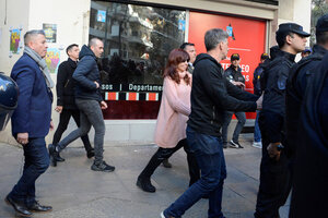 Piden reforzar la seguridad de Cristina Kirchner  (Fuente: NA)