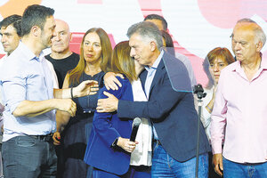 La puñalada de Mauricio Macri (Fuente: NA)