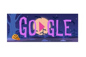 Google celebra Halloween con un doodle de terror 