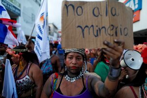 Panamá: se cae la consulta popular y siguen las protestas por la minería (Fuente: AFP)