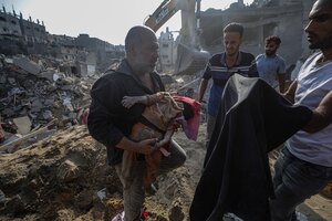 Argentina condenó el ataque de Israel a un campamento de refugiados en Gaza (Fuente: EFE)