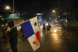 Miles de migrantes varados en Panamá por las protestas antimineras (Fuente: AFP)