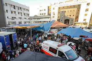 Un total de 16 hospitales de Gaza están fuera de servicio por los bombardeos israelíes (Fuente: AFP)
