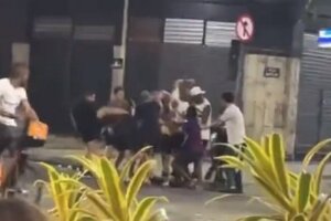 "Boca vai morrer": un video captó el brutal ataque en grupo a un hincha de Boca en Río de Janeiro
