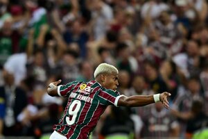 El golazo de John Kennedy para Fluminense en el alargue (Fuente: AFP)