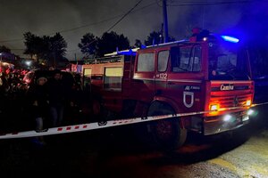 Tragedia en Chile: 14 muertos por un incendio en un campamento de migrantes (Fuente: AFP)