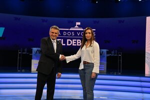Debate candidatos a vicepresidente: el cruce Rossi - Villarruel, minuto a minuto