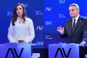 En un tenso debate, Agustín Rossi y Victoria Villarruel se enfrentaron cara a cara