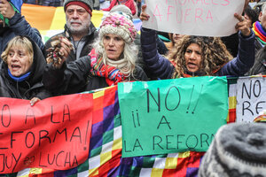El gobierno de Jujuy deberá responder a la Corte Suprema sobre la reforma  (Fuente: Bernardino Avila)