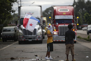 La Policía de Panamá amenaza con reprimir las protestas antimineras  (Fuente: EFE)