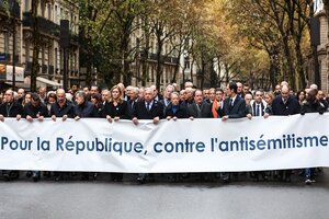 Francia: marchas contra la multiplicación de los actos antisemitas (Fuente: EFE)