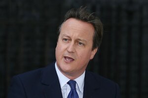 David Cameron fue designado canciller del Reino Unido