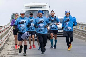 Ultra maratón por los héroes del ARA San Juan   (Fuente: Télam)