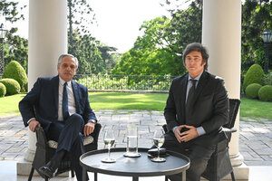 Cómo fue la reunión entre Javier Milei y Alberto Fernández