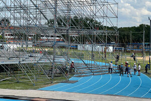 Parque Sarmiento: alertan sobre los daños a la pista de atletismo por la realización del Primavera Sound